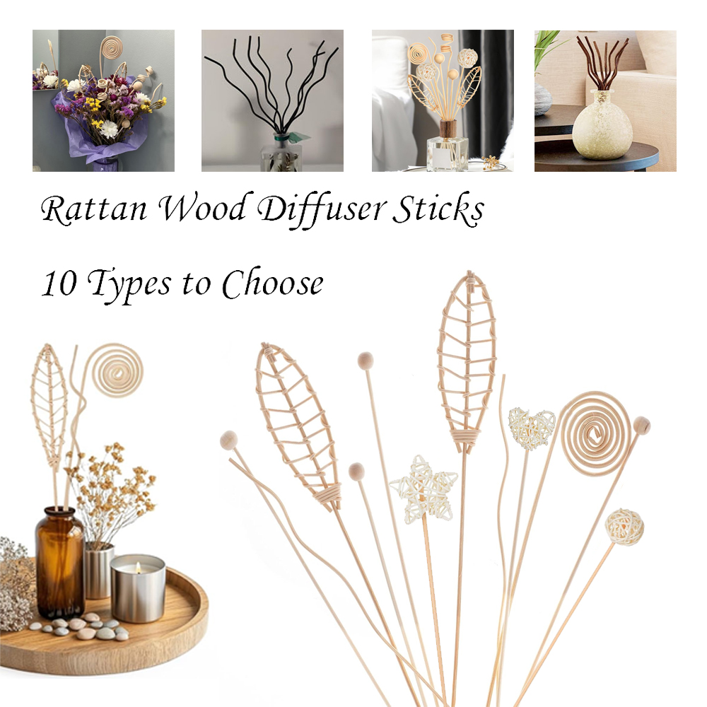 Home Fragrance Refill - 5/15 Buah Stik Diffuser Rotan Bergelombang