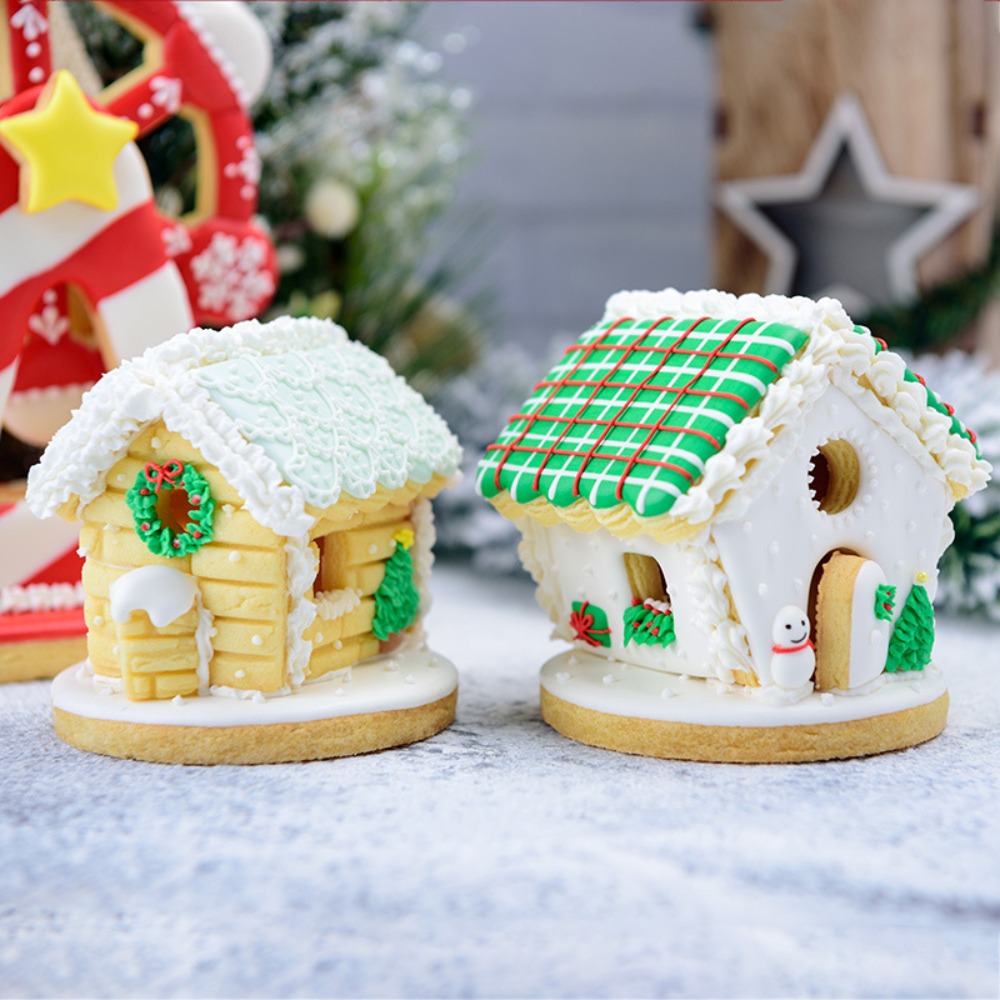 Home Fragrance Gingerbread - 6Pcs Set Cetakan Kue Mini Rumah