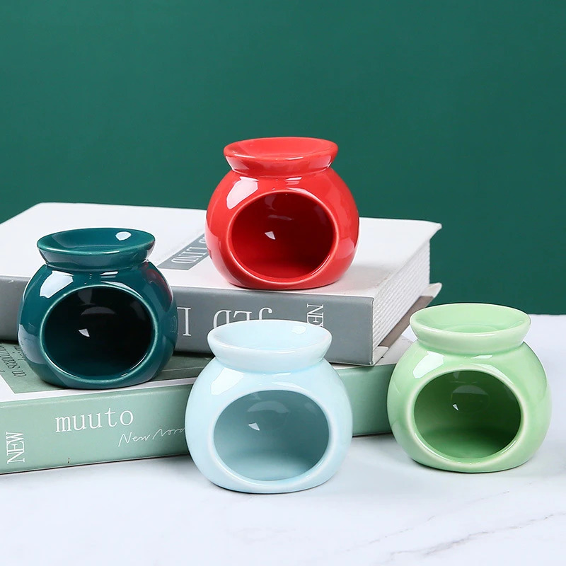 Home Fragrance Oils For Oil Burners - Pembakar Aroma Porselen Tempat Lilin Mini