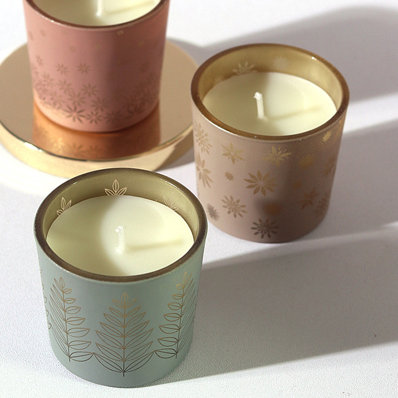 Home Fragrance Candles - Lilin keramik warna-warni, pewangi rumah kreatif,