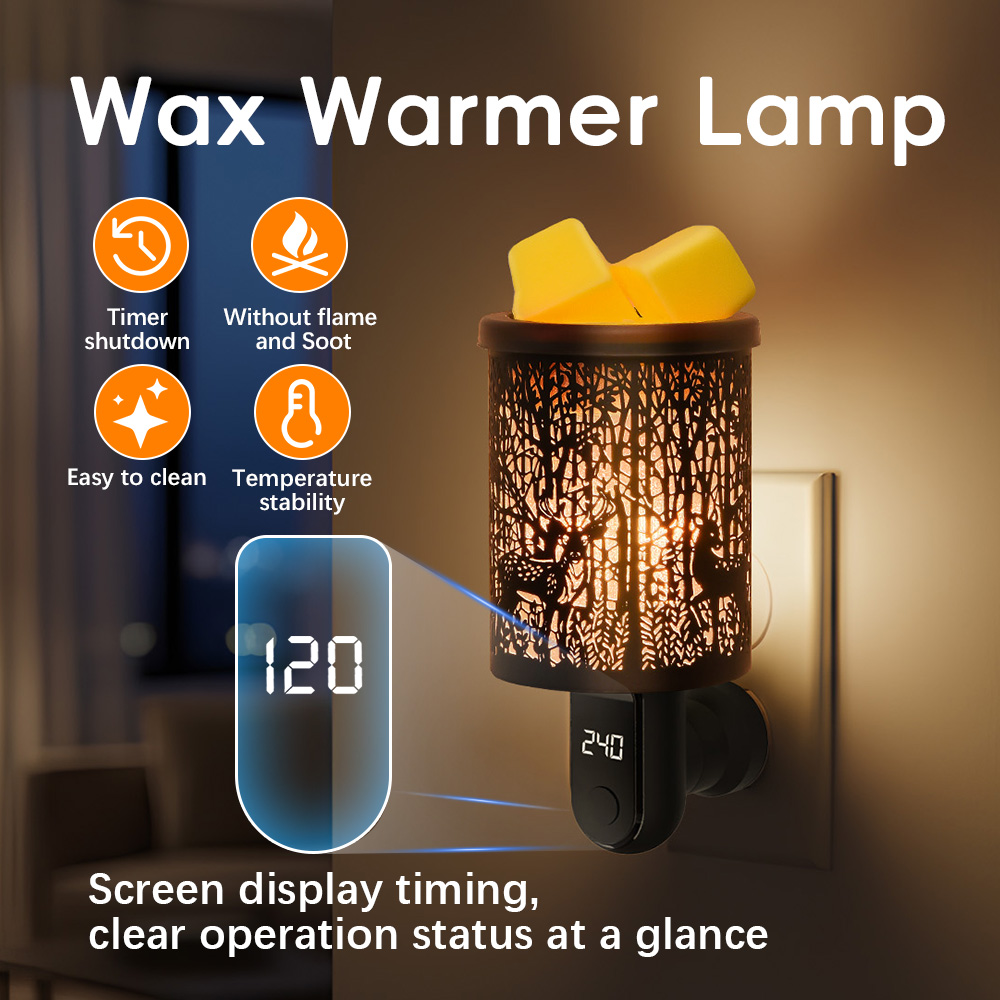 Home Fragrance Candles - Pemanas Lilin Aromaterapi Elektrik, Pengharum Ruangan,