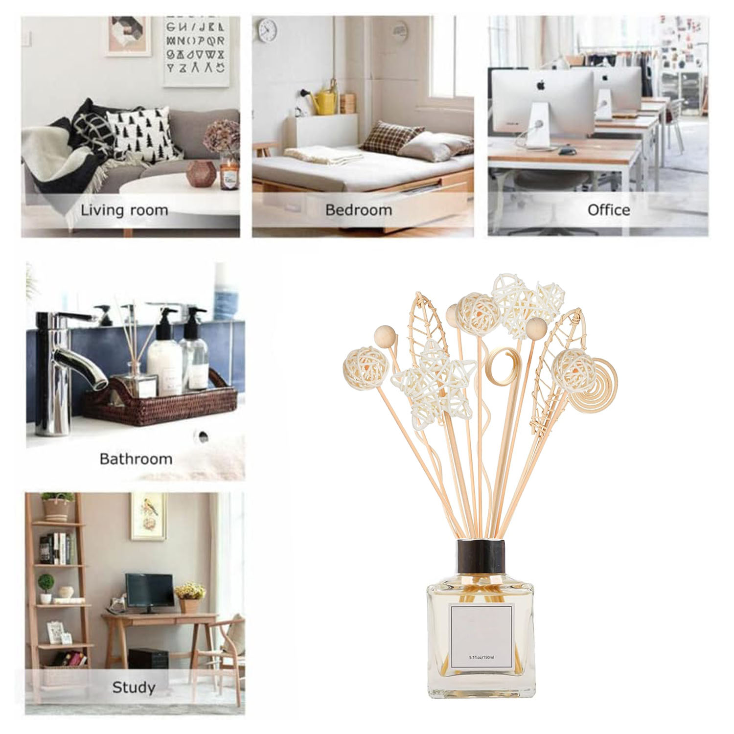 5/15 Buah Stik Diffuser Rotan  - Home Fragrance Refill ulasan dan harga