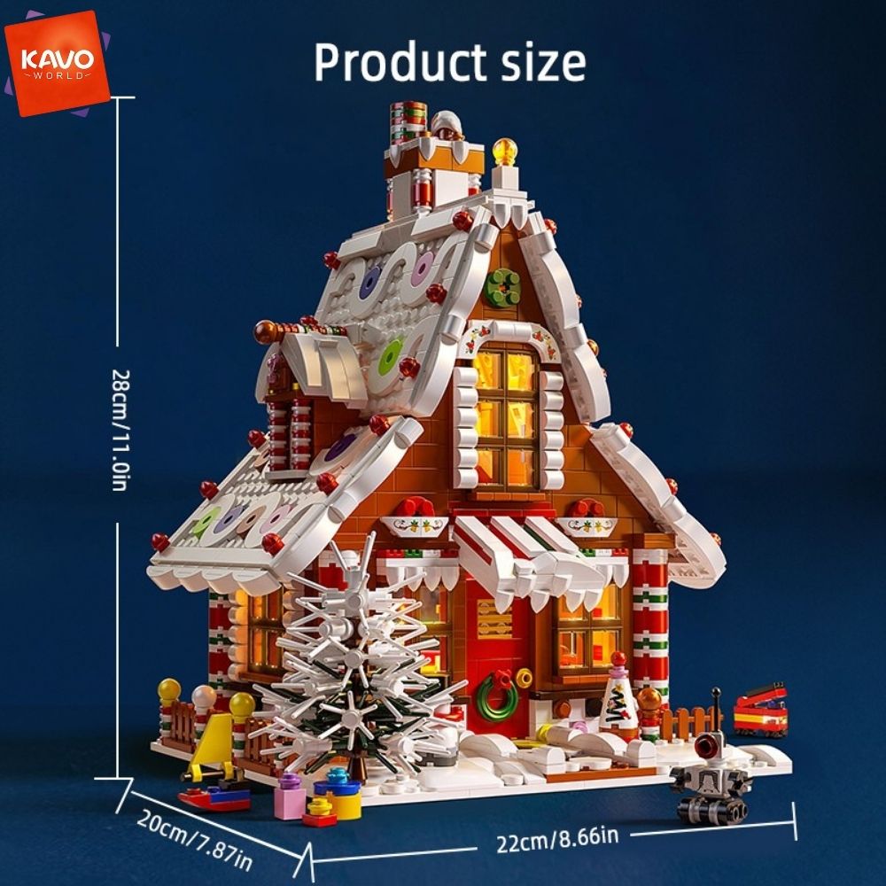 KAVOWORLD 1614PCS Set Blok Ban - Home Fragrance Gingerbread ulasan dan harga