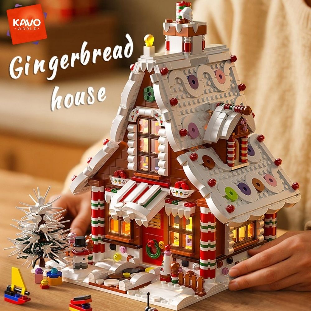 KAVOWORLD 1614PCS Set Blok Ban - Home Fragrance Gingerbread ulasan dan harga