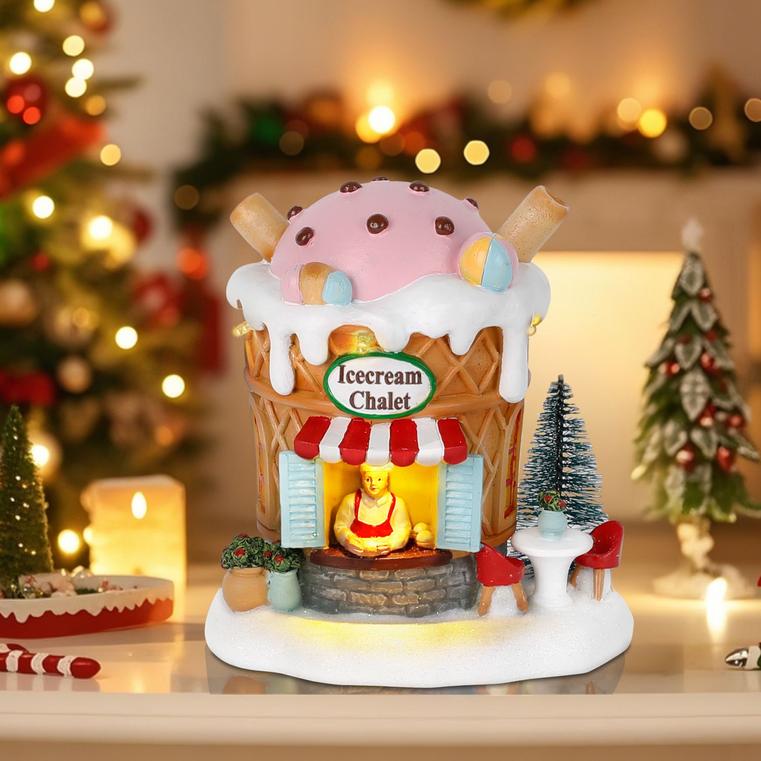 Rumah Desa Gingerbread Berlamp - Home Fragrance Gingerbread ulasan dan harga