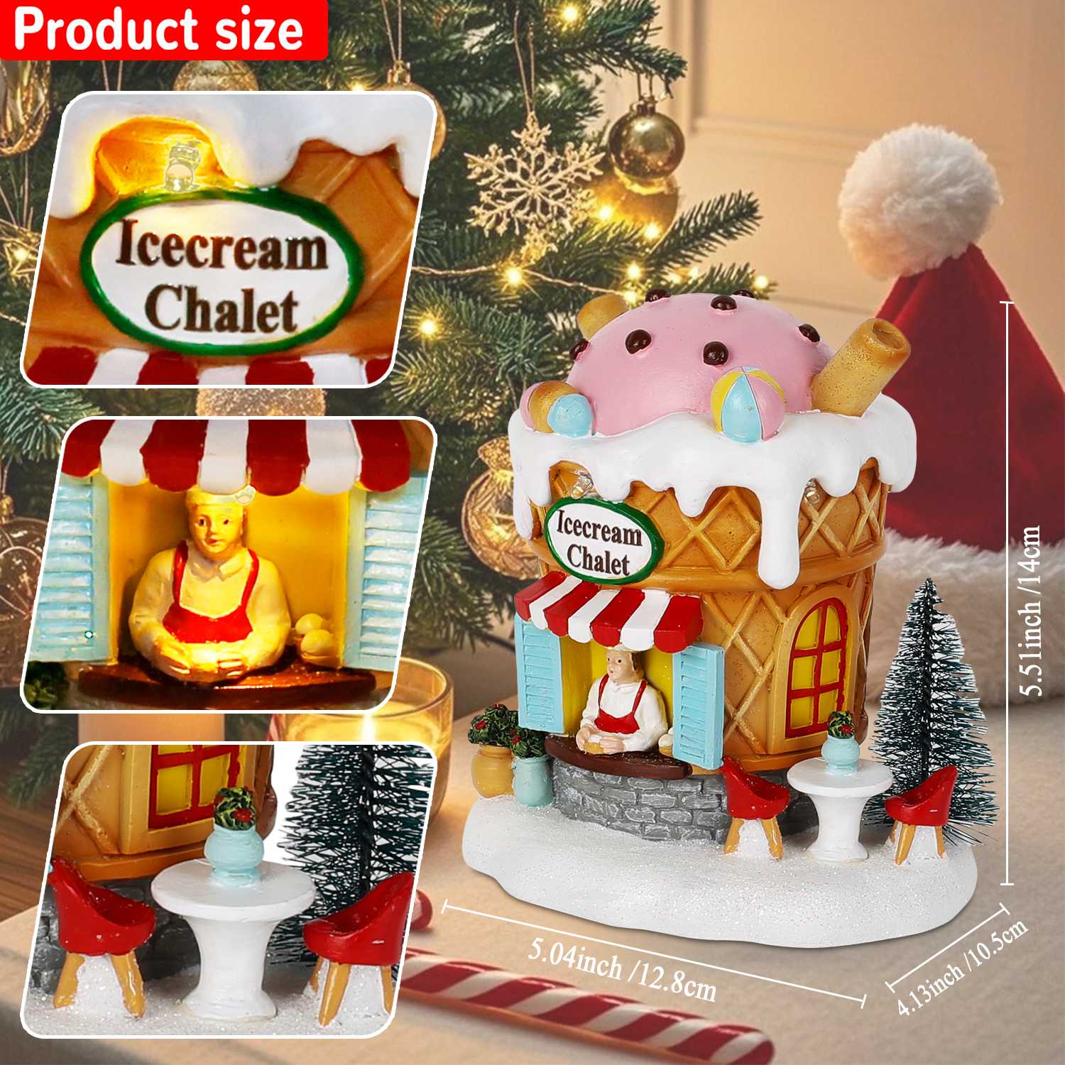 Rumah Desa Gingerbread Berlamp - Home Fragrance Gingerbread ulasan dan harga