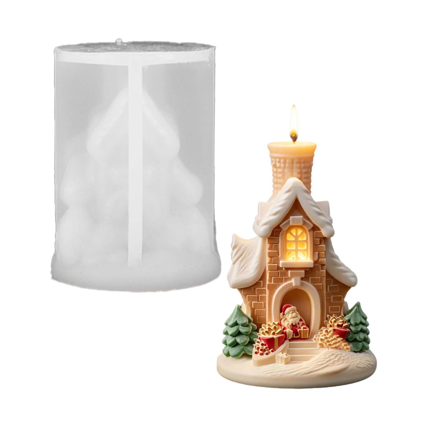 Cetakan Lilin Silikon Rumah Sa - Home Fragrance Gingerbread ulasan dan harga
